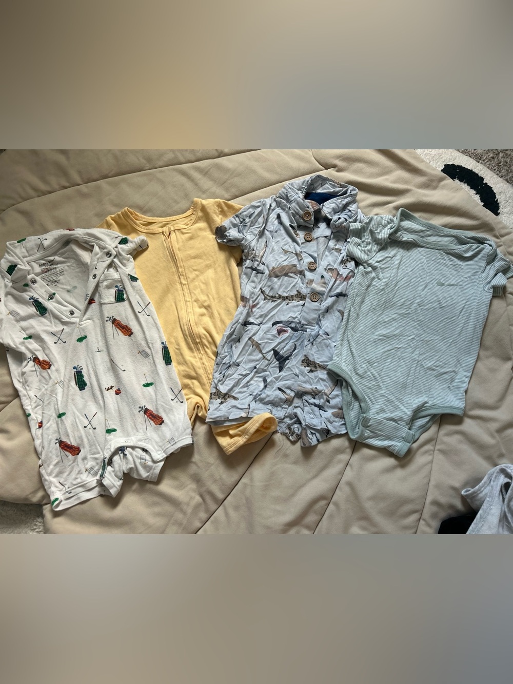 Bamboo shorties - Posh Peanut / Angel Dear / Nike